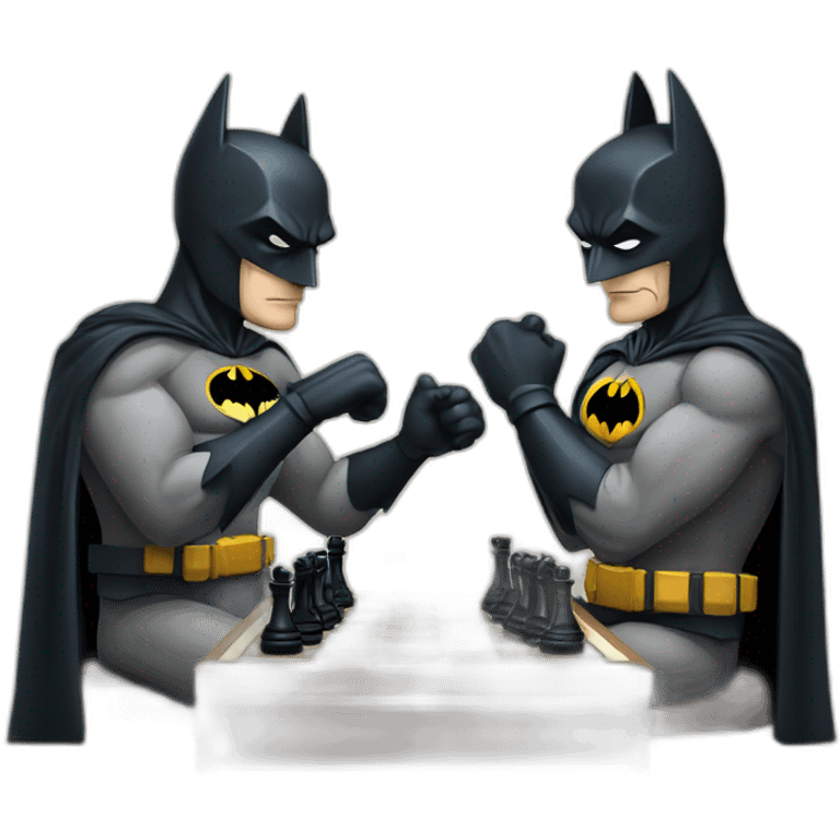 Batman playing chess emoji