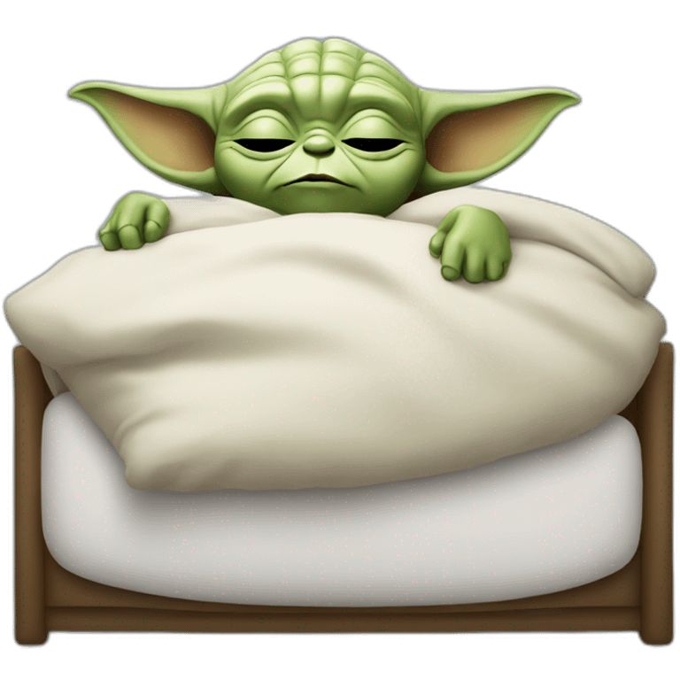 Yoda sleeping emoji