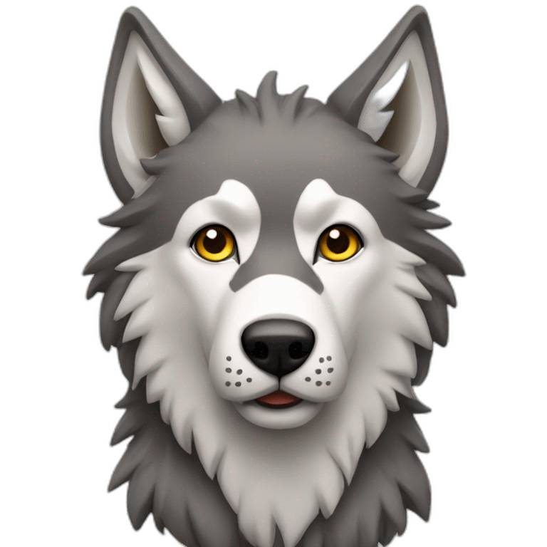 lobo con cara de oveja emoji