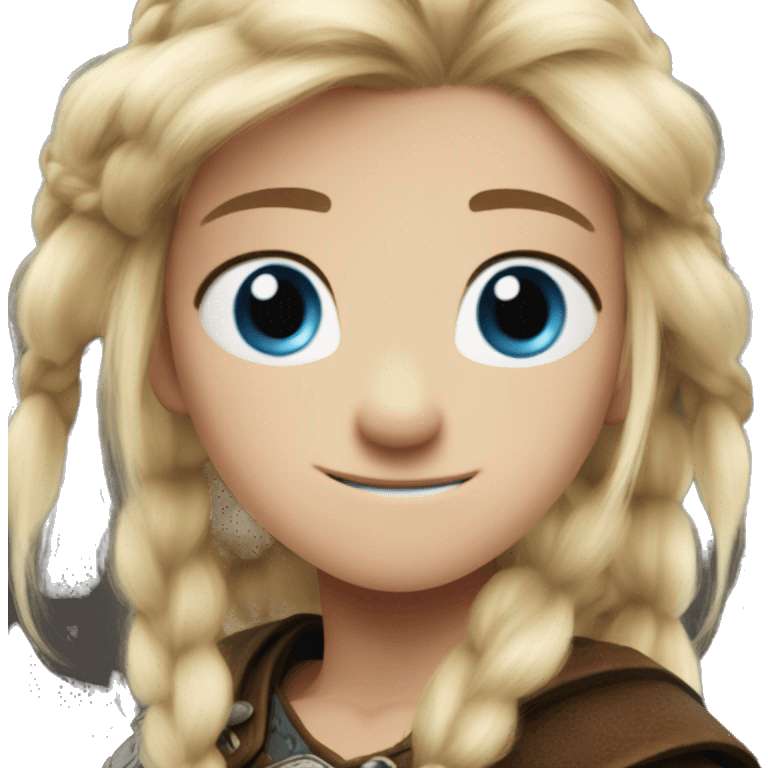 blond hair blue eye viking httyd emoji