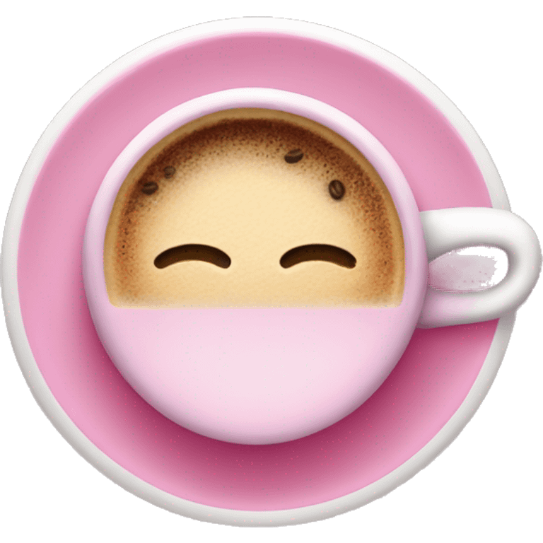 pink coffee emoji