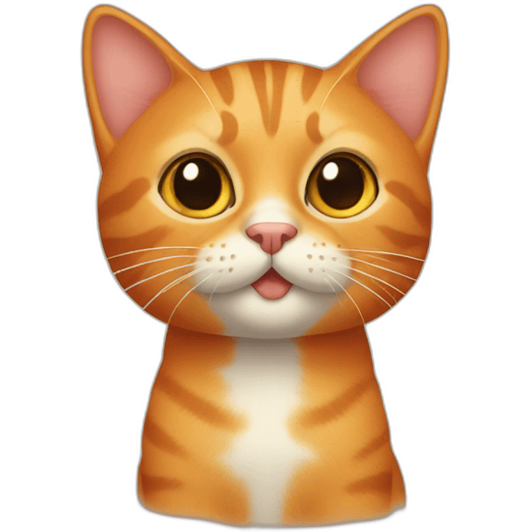 cat orange emoji