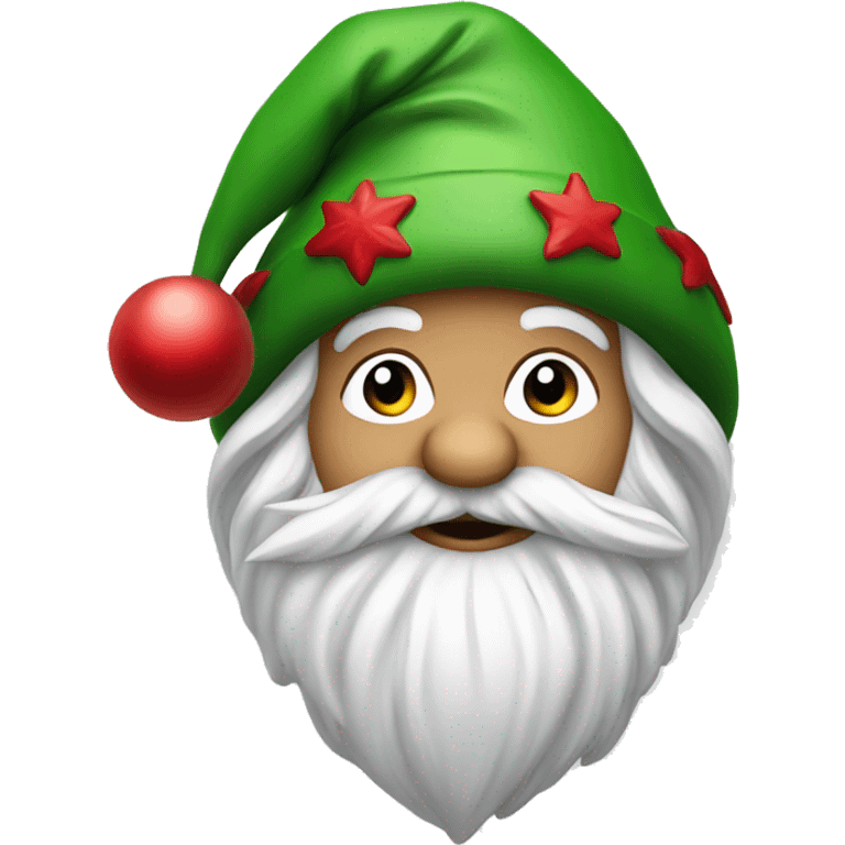 Christmas gnome emoji