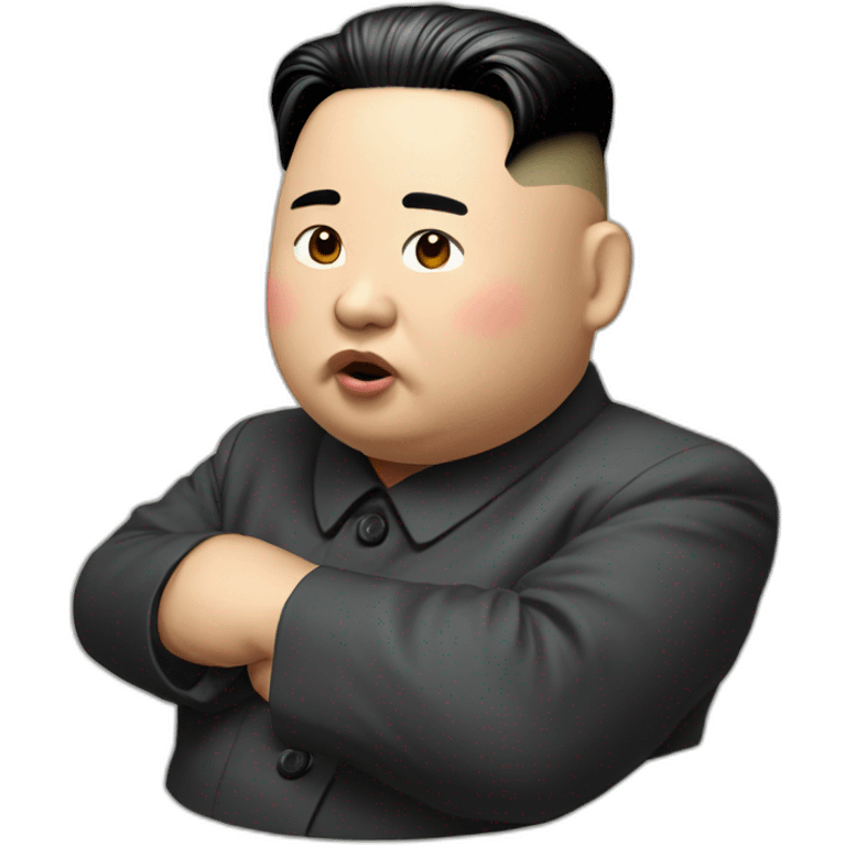 Kim-jong-un-mange-chat emoji