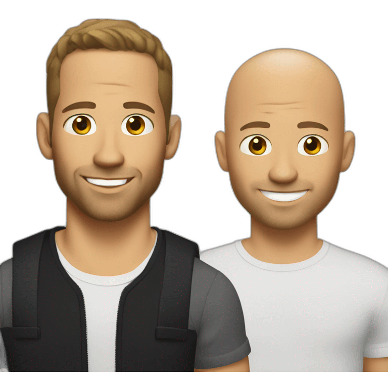 paul walker Vin Diesel emoji