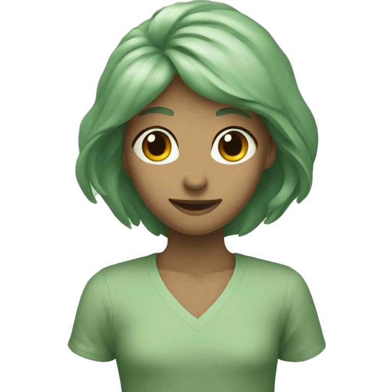 heart colored sage green emoji