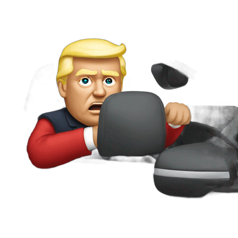 Trump driving emoji