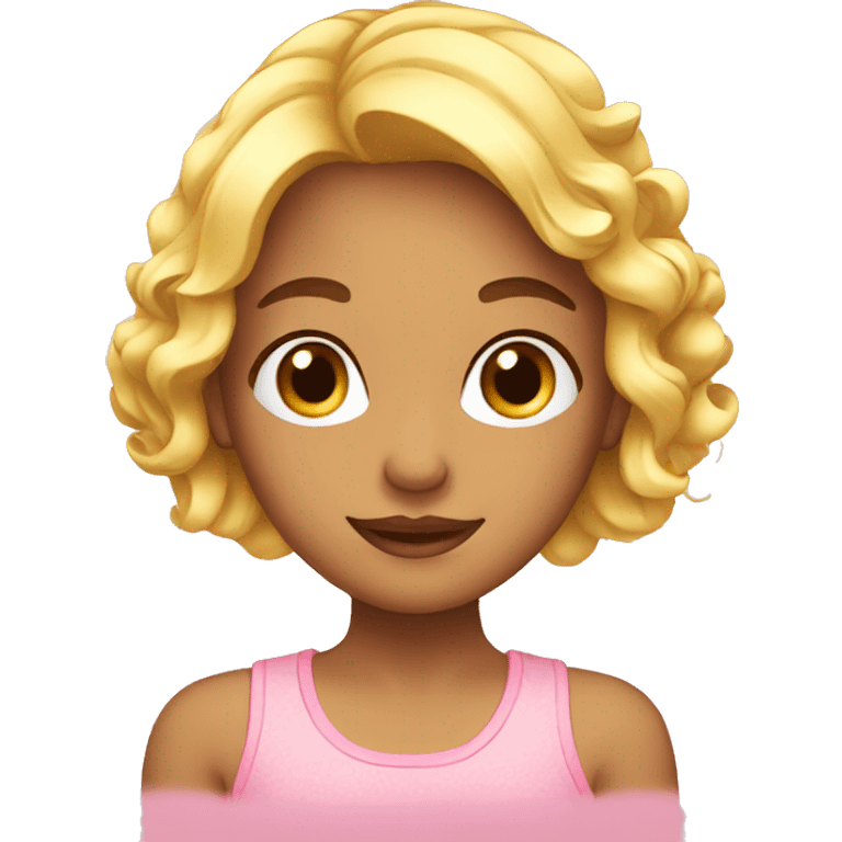 A girly girl emoji