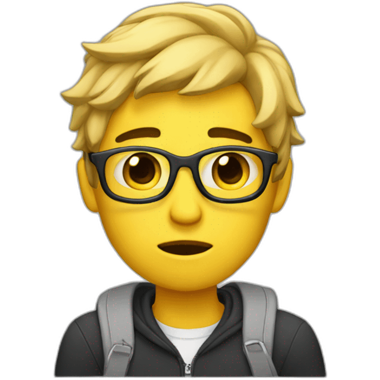 tired college student emoji