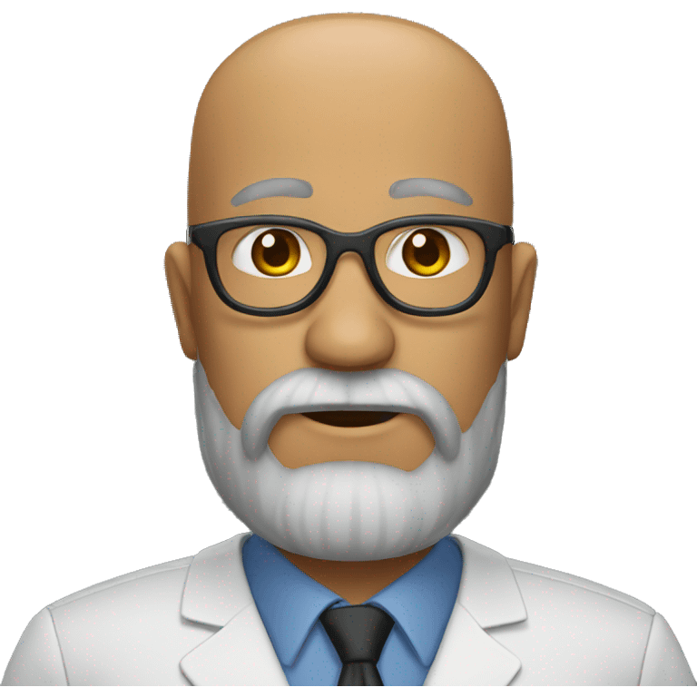 Professor com barba emoji