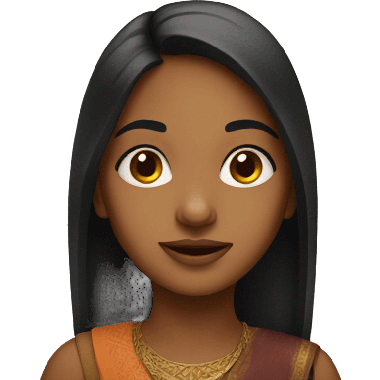 Indian girl  emoji