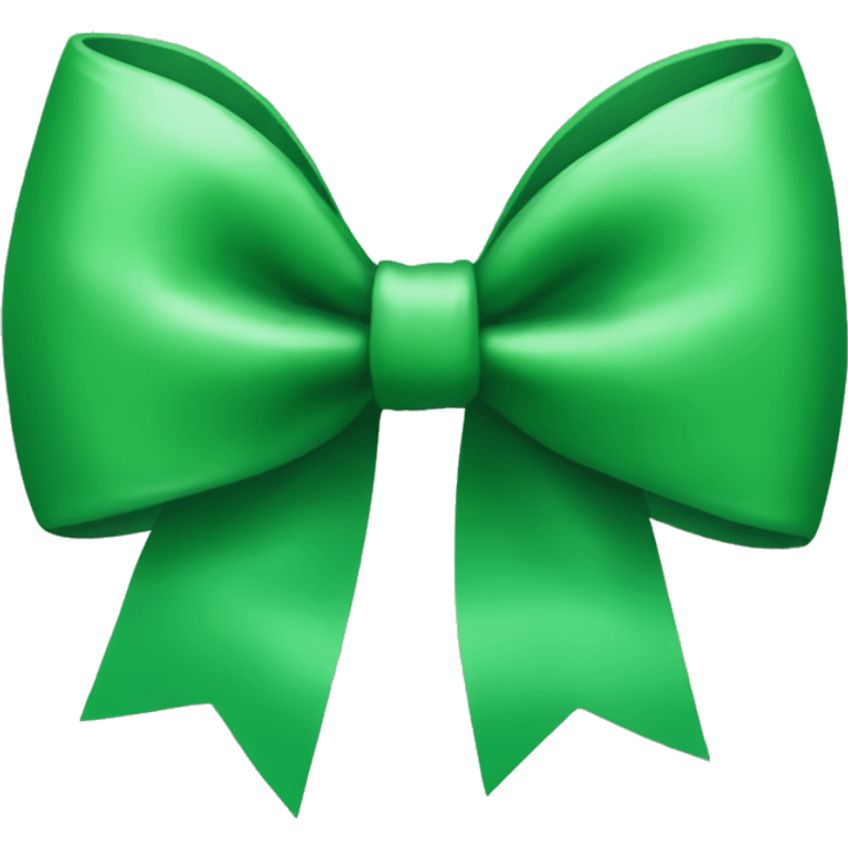 green bow emoji