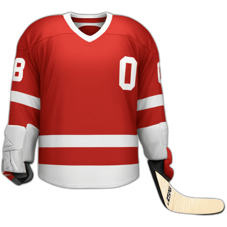 hockey jersey red color emoji