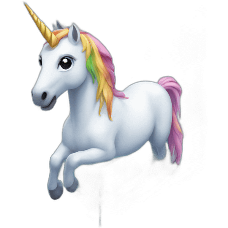 rainbow-unicorn-in-water-frozen-cube emoji