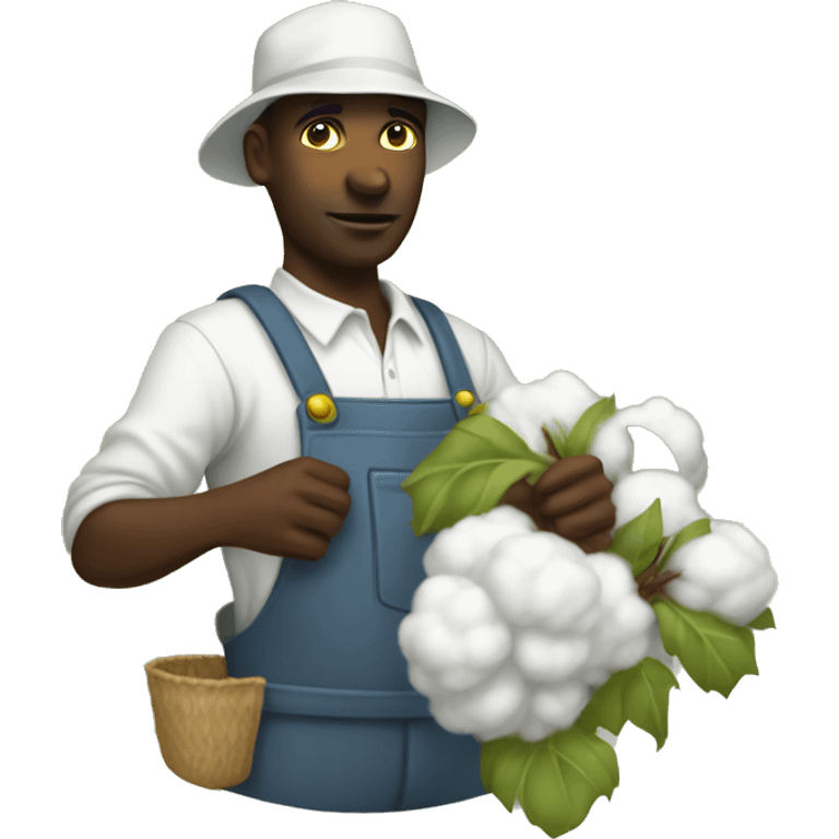 Cotton picker emoji