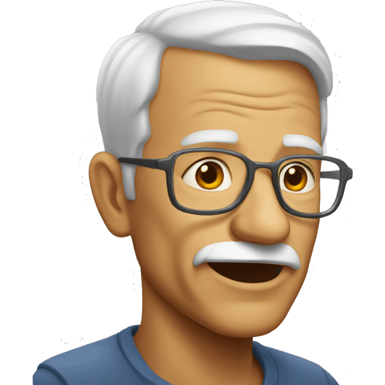 Old guy emoji