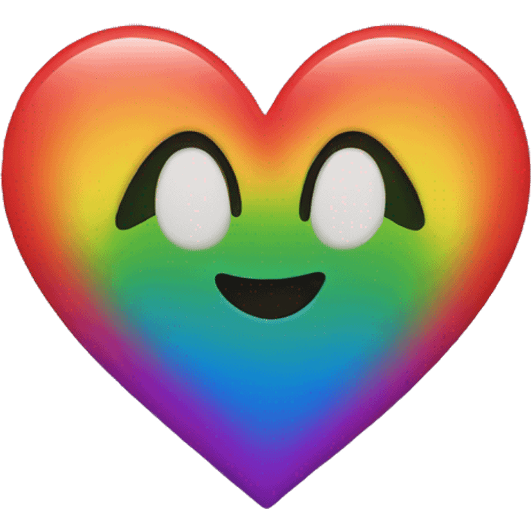 Rainbow heart emoji