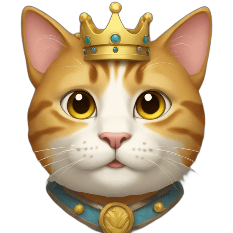 cat king emoji