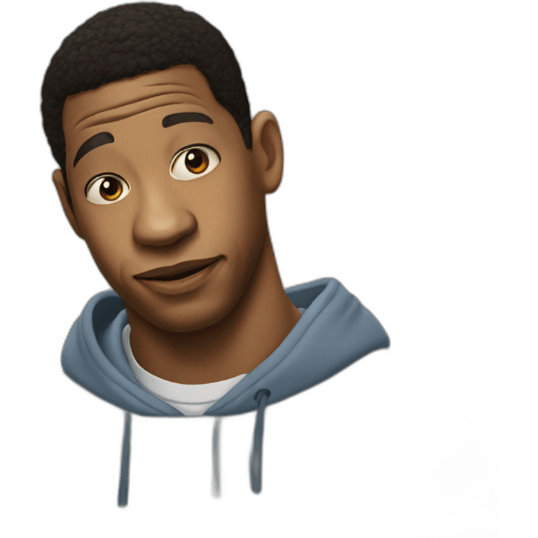 jonathan majors portrait wrinkles emoji