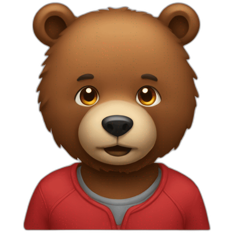 bear red x emoji