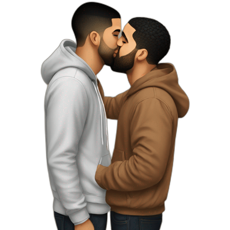 drake kissing drake kissing drake kissing drake emoji