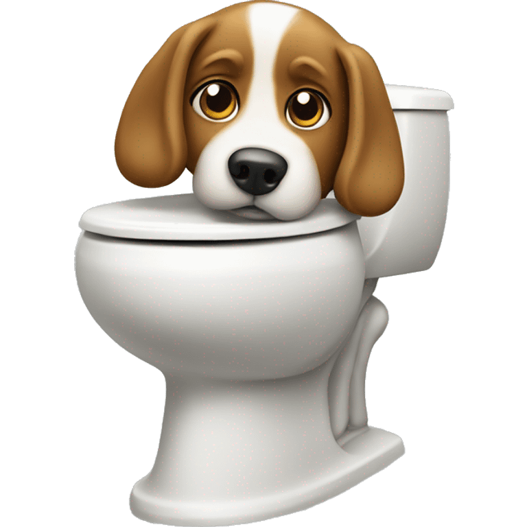 Skibidi toilet dog emoji