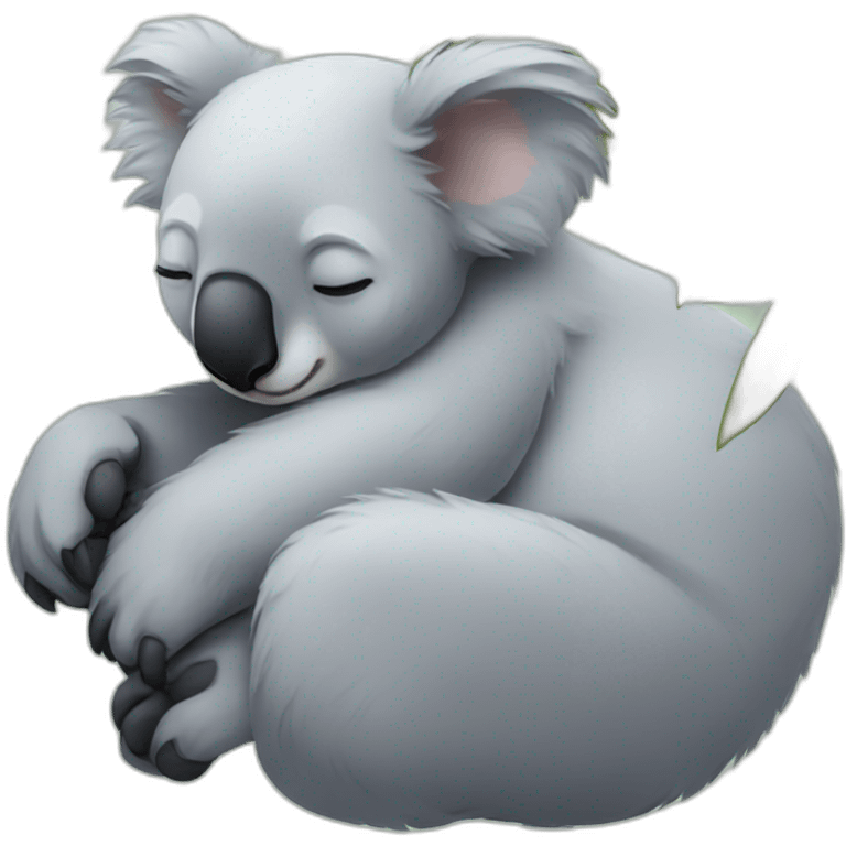 Koala sleep emoji