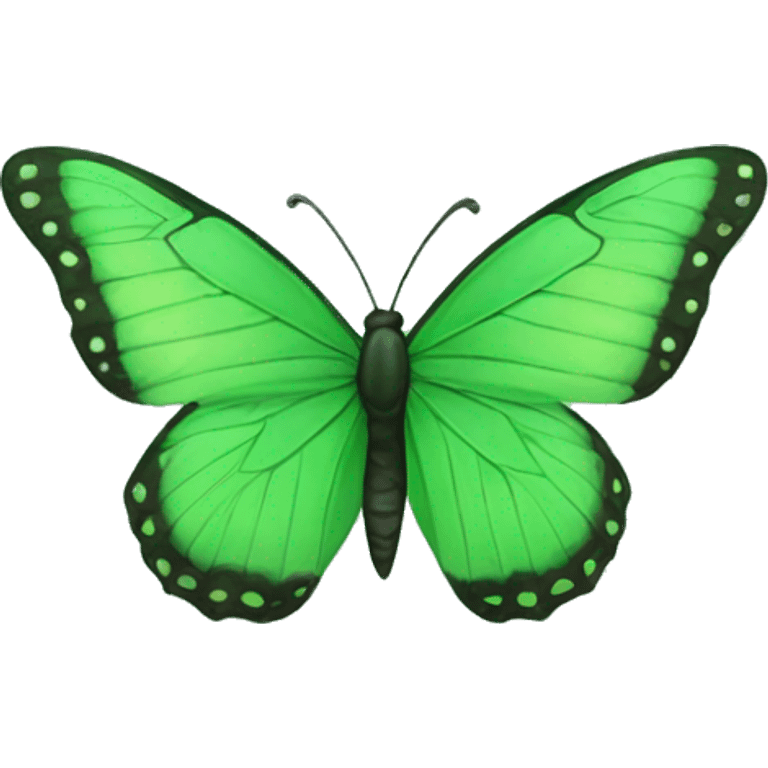 Green butterfly  emoji