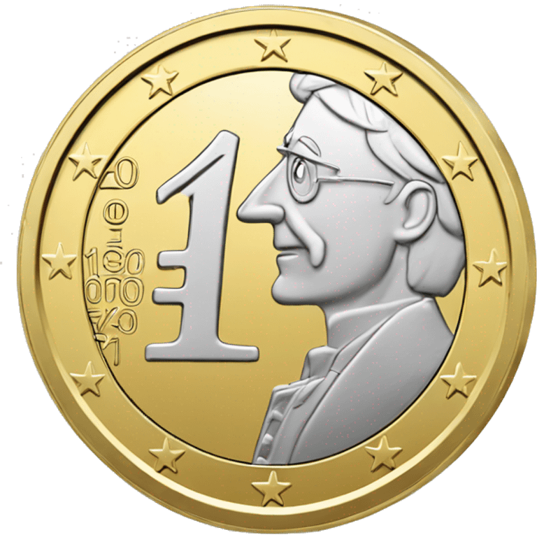 1 euro monney coin emoji