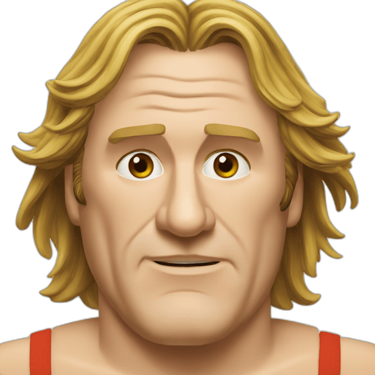 Depardieu surf emoji