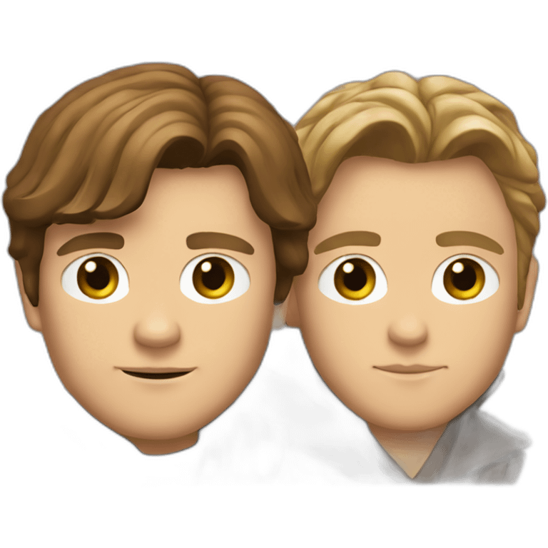 Anakin Skywalker with Obi Wan Kenobi emoji