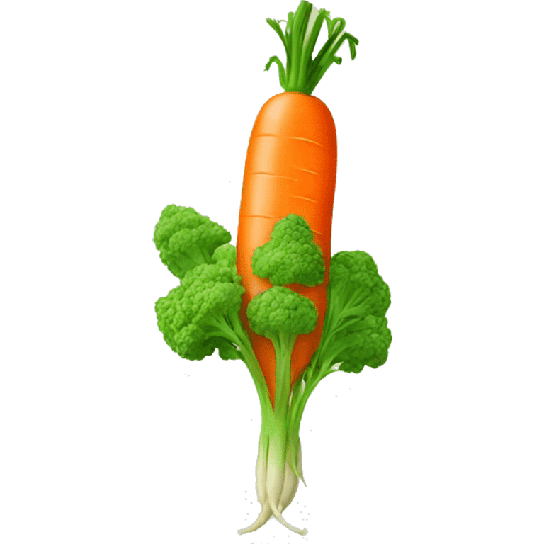 vegetable with carrot emoji