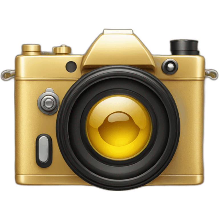 camera gold emoji