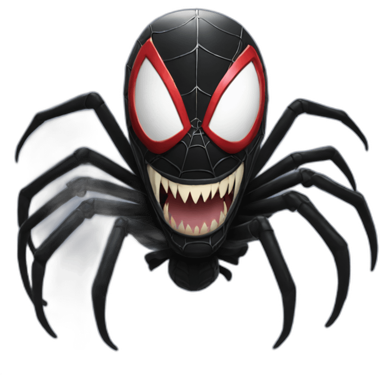 Venom spider-man emoji