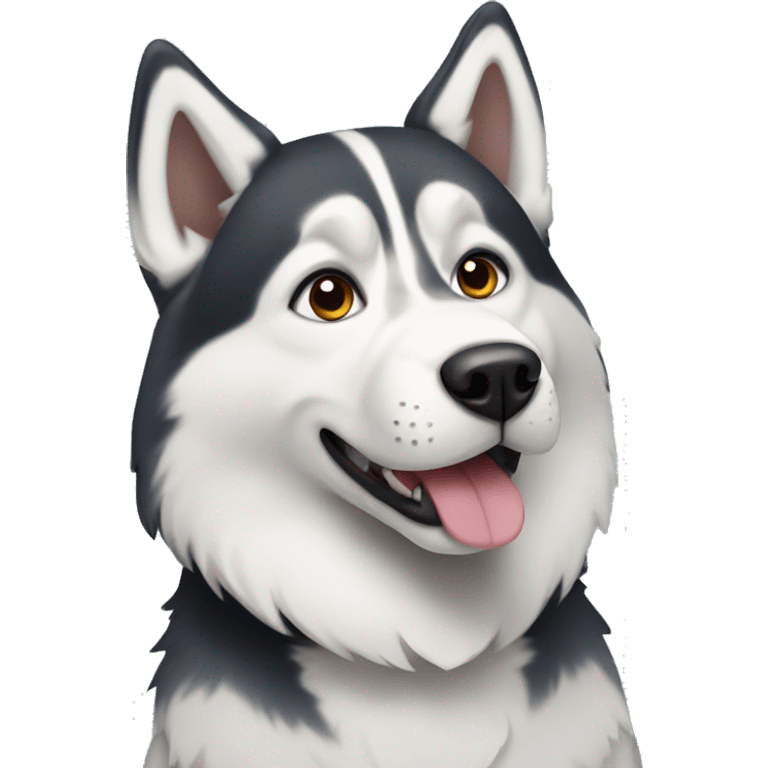 Husky dog emoji