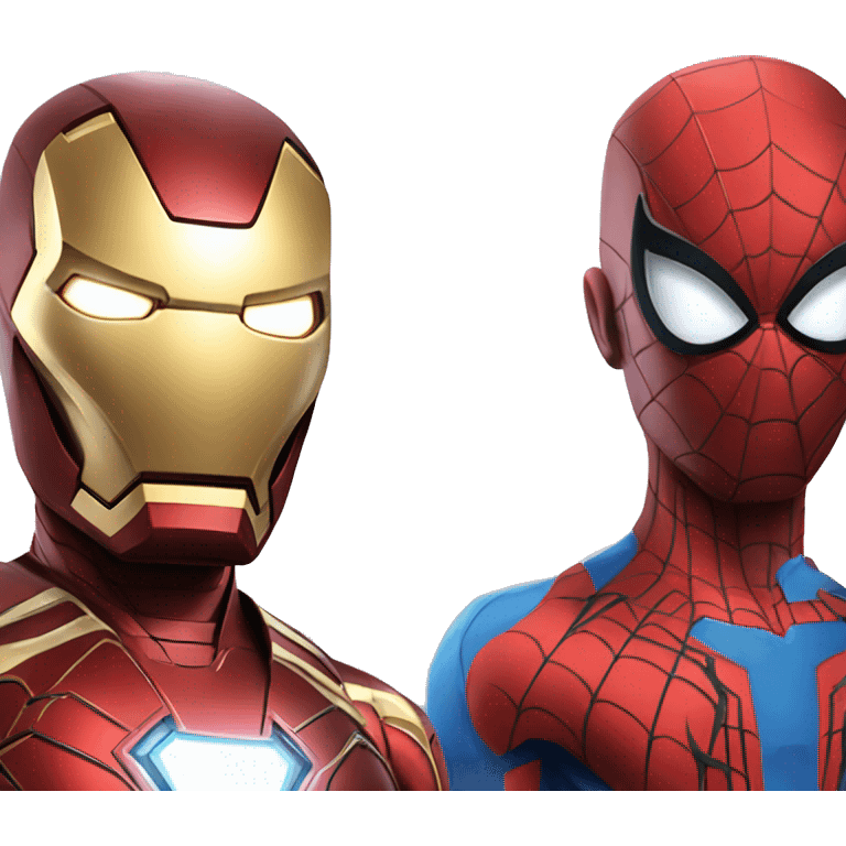 Iron man and spider man emoji