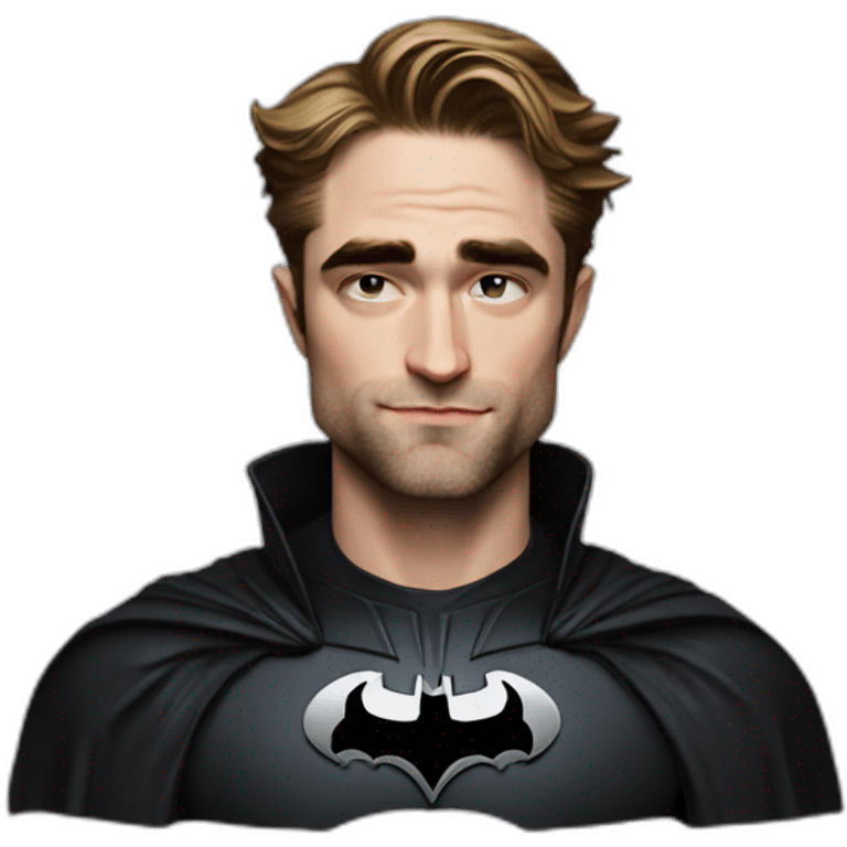 robert pattinson batman emoji