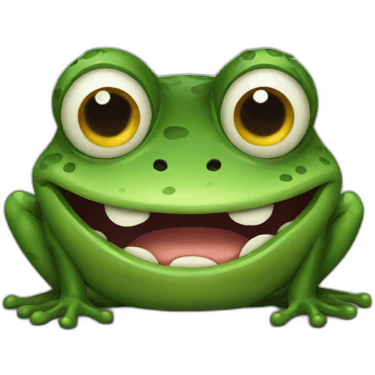 scary frog emoji