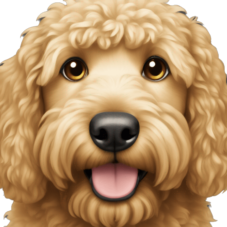 golden doodle dog emoji