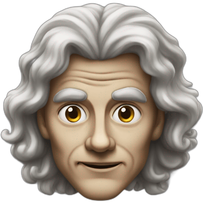 Issac Newton evil smirk emoji