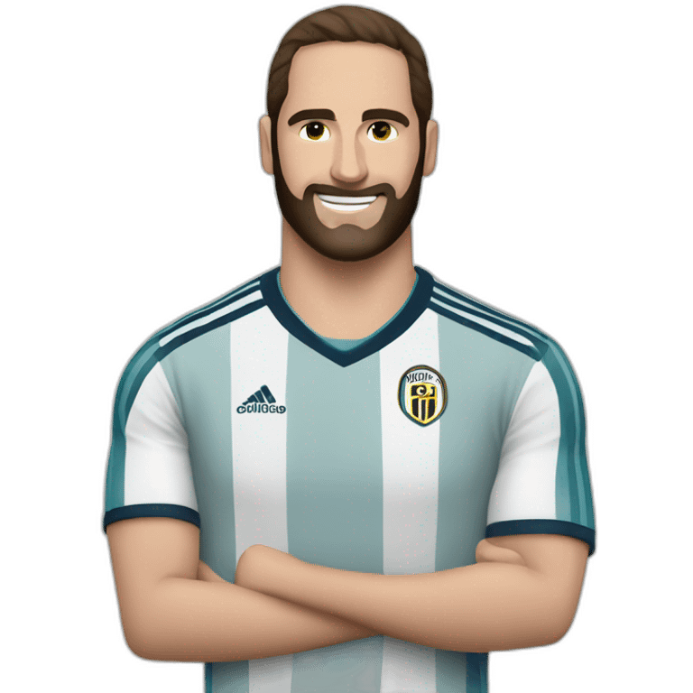 Higuain football player emoji