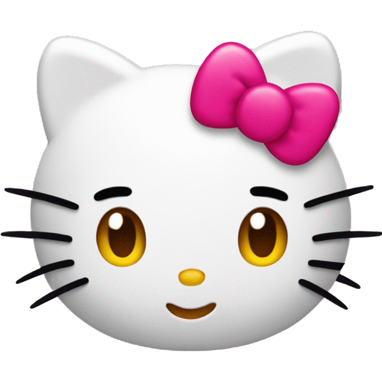 Hello kitty with nails emoji