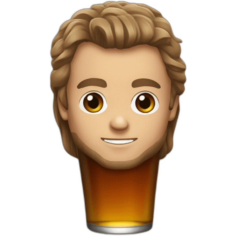 Anakin drink beer emoji