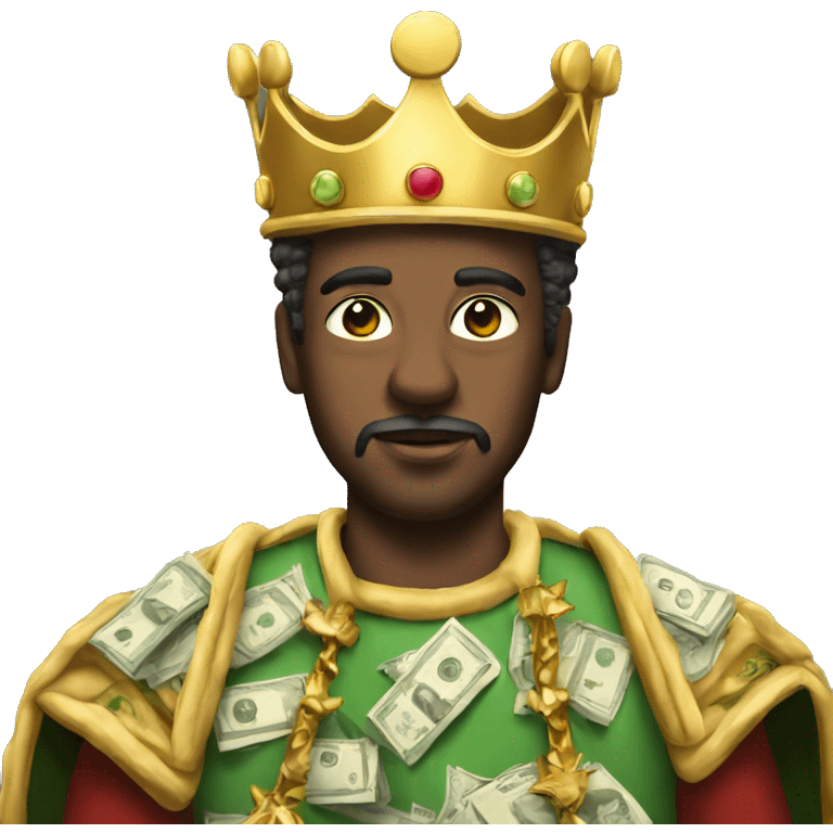 king with money emoji