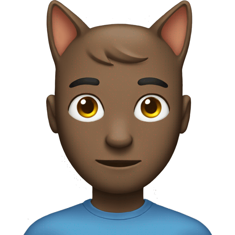 man with cat head emoji