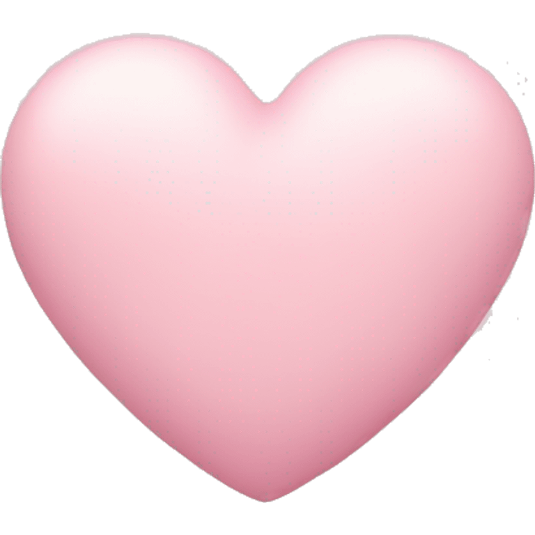 Pastel pink heart emoji