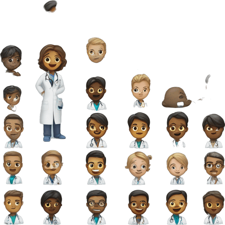 doctors deliver babies emoji