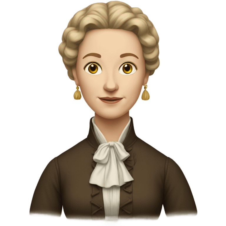 white woman from 1700 virginia emoji