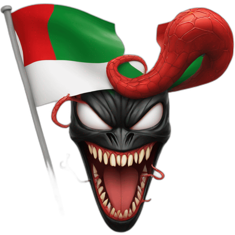 Venom with Portugal flag  emoji