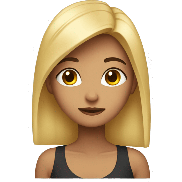 Cara bostezando mezclada con cara enamorada  emoji